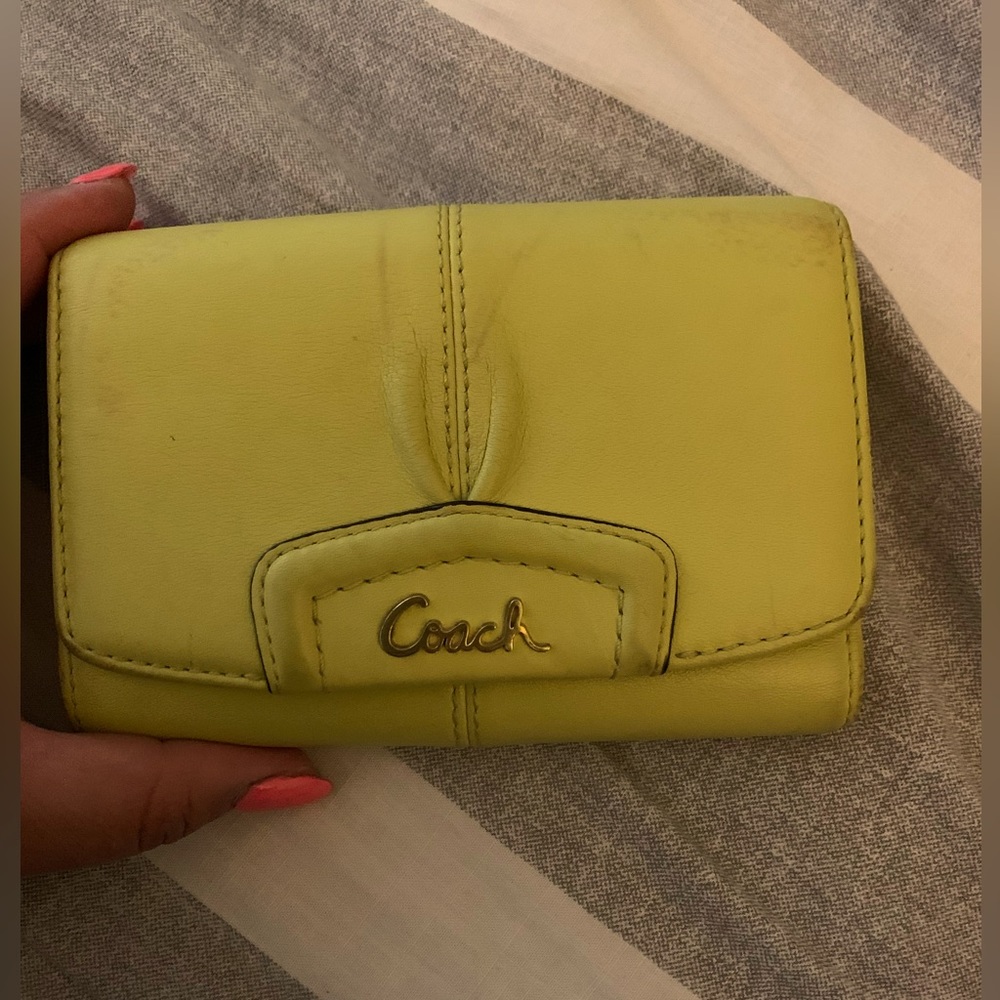 COACH compact wallet!